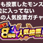 【モンスト】ごむひもの人気投票ガチャ2021