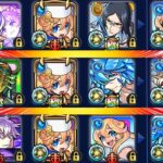 【モンスト】第1回 火の神殿時の間1選手権！30分周回で1番金種を入手出来る編成は何？【火時1】