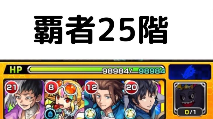 【最速目指して】覇者25階 【1:25】【モンスト】