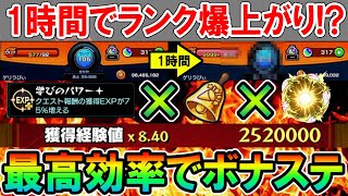 1時間で〇千万経験値!?ノマクエのボーナスステージをベル×スポット×わくわくの実の最高効率で消化した結果！モンスト/しゅんぴぃ】