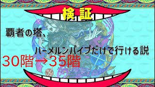 【ハーメルンパイプ】覇者の塔、ハーメルンパイプだけで行ける説 30階⇒35階【モンスト】