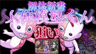 コードビブリア２#モンスト #ガチャ #解体新書　の人体模型くんがツボ！