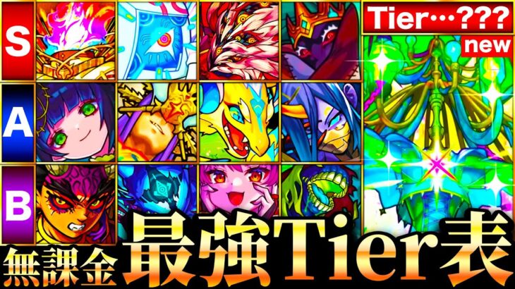 【モンスト】新黎絶ロヴァー追加！無課金キャラ最強ランキングTOP30《Tier表》