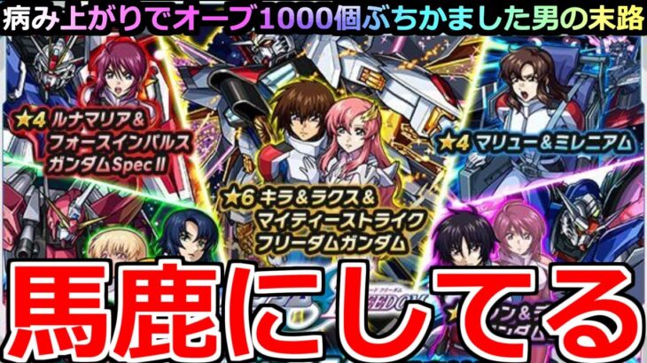 【モンスト】「機動戦士ガンダムSEEDコラボガチャ」《馬鹿にしてる!!》まじかよ…オーブ1000個だぞ泣病み上がりにも厳しいのか運営さんよぉ!!【ガチャ】【シン】【キラヤマト】【アスラン】