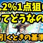 【モンスト】まどマギコラボα等の1.2%1点狙いについて徹底考察