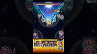 【モンスト】禁忌ノ獄 三十ノ獄 表＆裏 完全無課金墓守のウェザエモン艦隊 #モンスト #shorts #シャングリラフロンティア