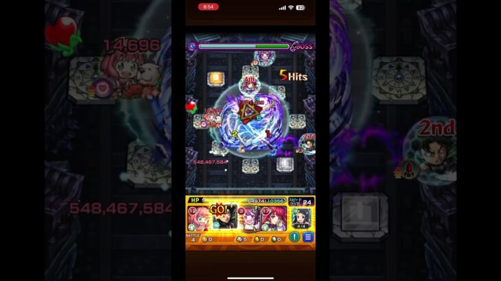 モンスト超究極アクセラレータワンパン#モンスト #兵長 #リヴァイ#最強#レールガン