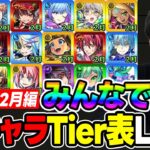 【LIVE】≪2月編≫みんなで作る2025年に登場ガチャキャラTier表【モンスト】