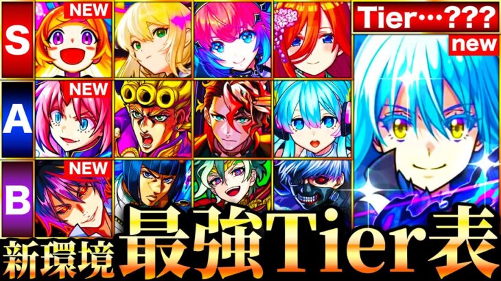 【モンスト】転スラ＆パンドラ参戦！新環境最強キャラランキングTOP55《Tier表》《転スラコラボ第2弾》