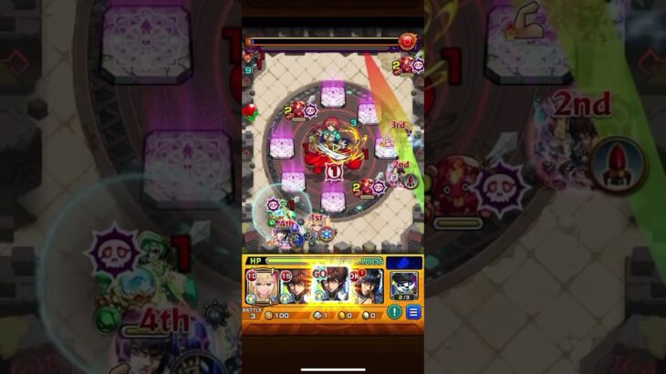 #モンスト 初日からぶち壊されてた超究極「真・ガラハッド」を現代パで4手攻略