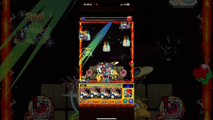 【禁忌深淵 火】  角度が悪いのか？#モンスト