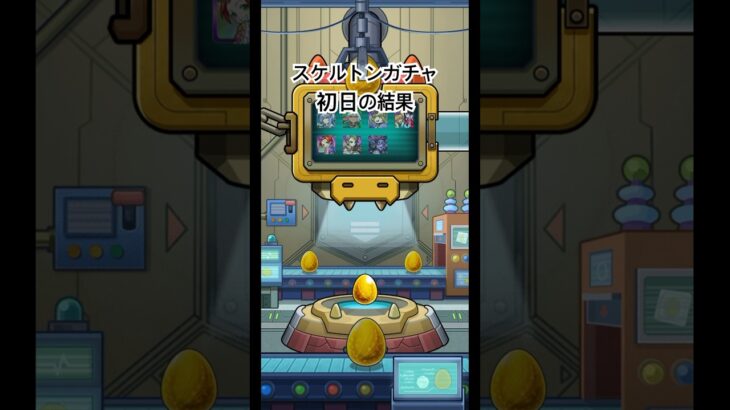 キャラ丸見えスケルトンガチャ初日の結果#モンスト #ガチャ