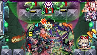 【舐めプ？いいえ、友情攻略です】モンスト超究極・彩（木）プレイ動画 #モンスト #超究極 #友情ゲー