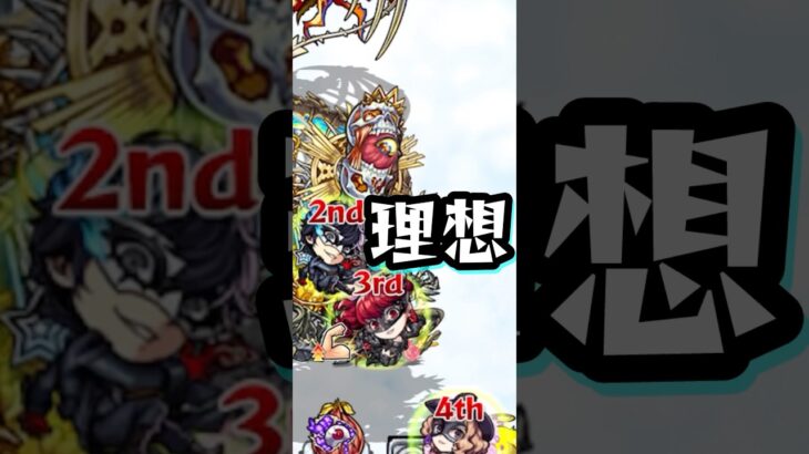 【ネタバレ注意】ラヴェンツァ以外の理想の追加超究極はこんな感じ【モンスト ペルソナ5ロイヤルコラボ】