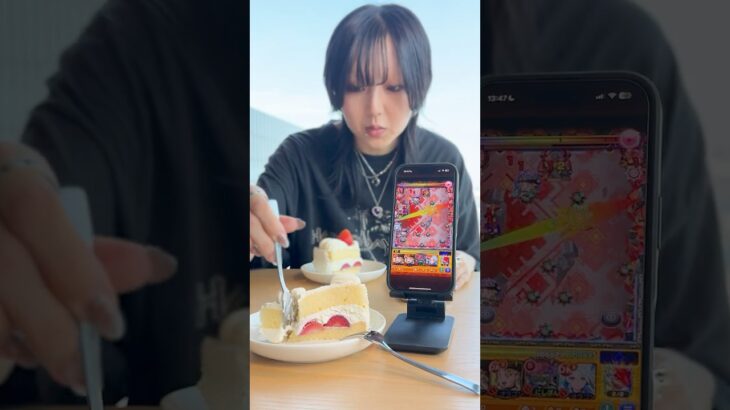 ケーキ美味しかったですよね？😉ね？😉 #横取り #界隈 #モンスト