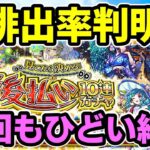 【モンスト】「見てから決める！後払い10連ガチャ」第3週の「αキャラも排出対象の星5以上確率50%ガチャ」を引いて、α排出率を改めて考察した【αが出ない？】