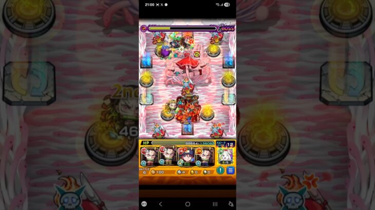 【モンスト】超究極 千石撫子に禰豆子3体入れて挑んでみた！ #shorts #モンスト